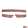 Protector Parachoques para VW Tiguan 2007-2016 Plata Brillante Acero 3Pza