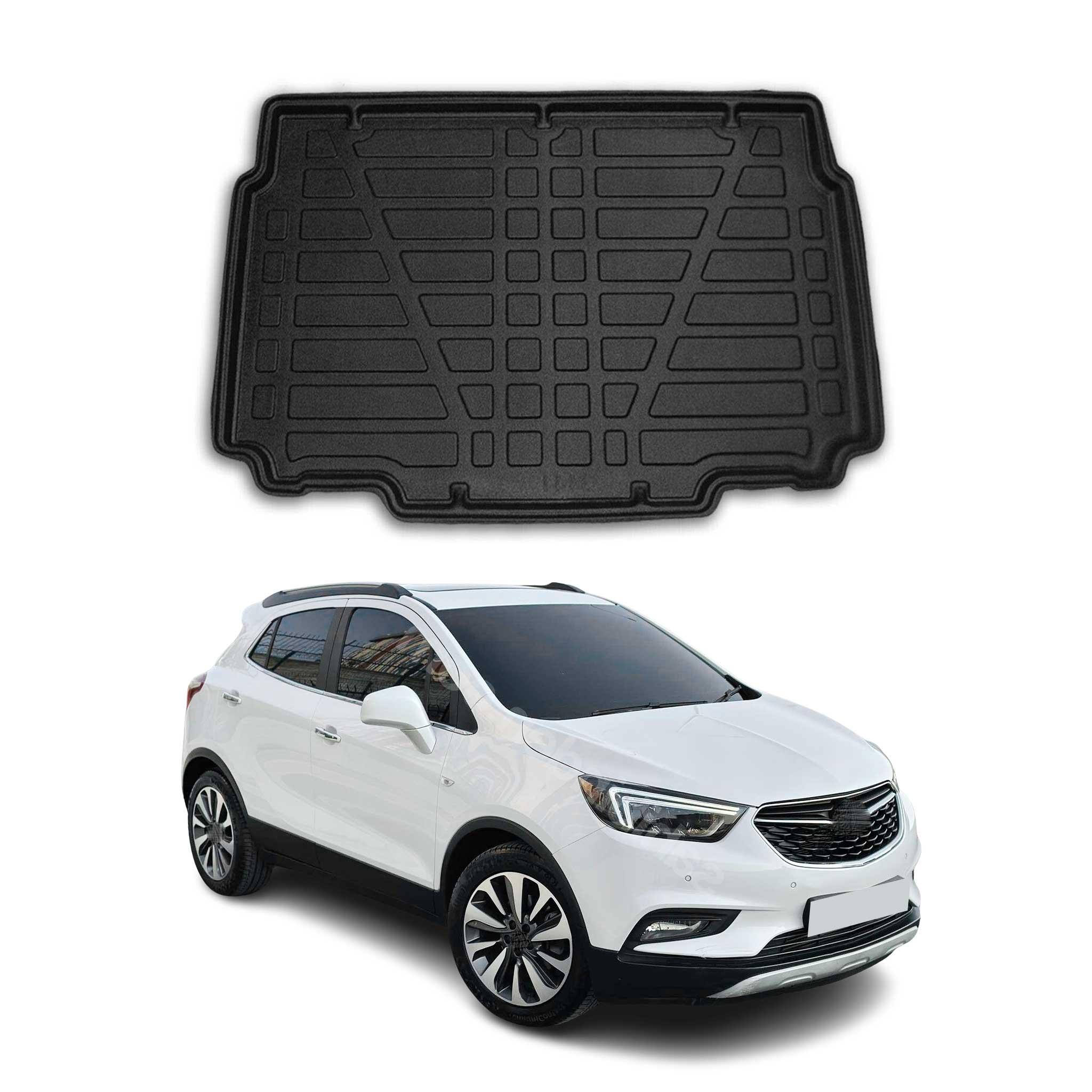 OMAC Bandeja Maletero Alfombrilla para Opel Mokka B 2021-2025 Negro Goma TPE