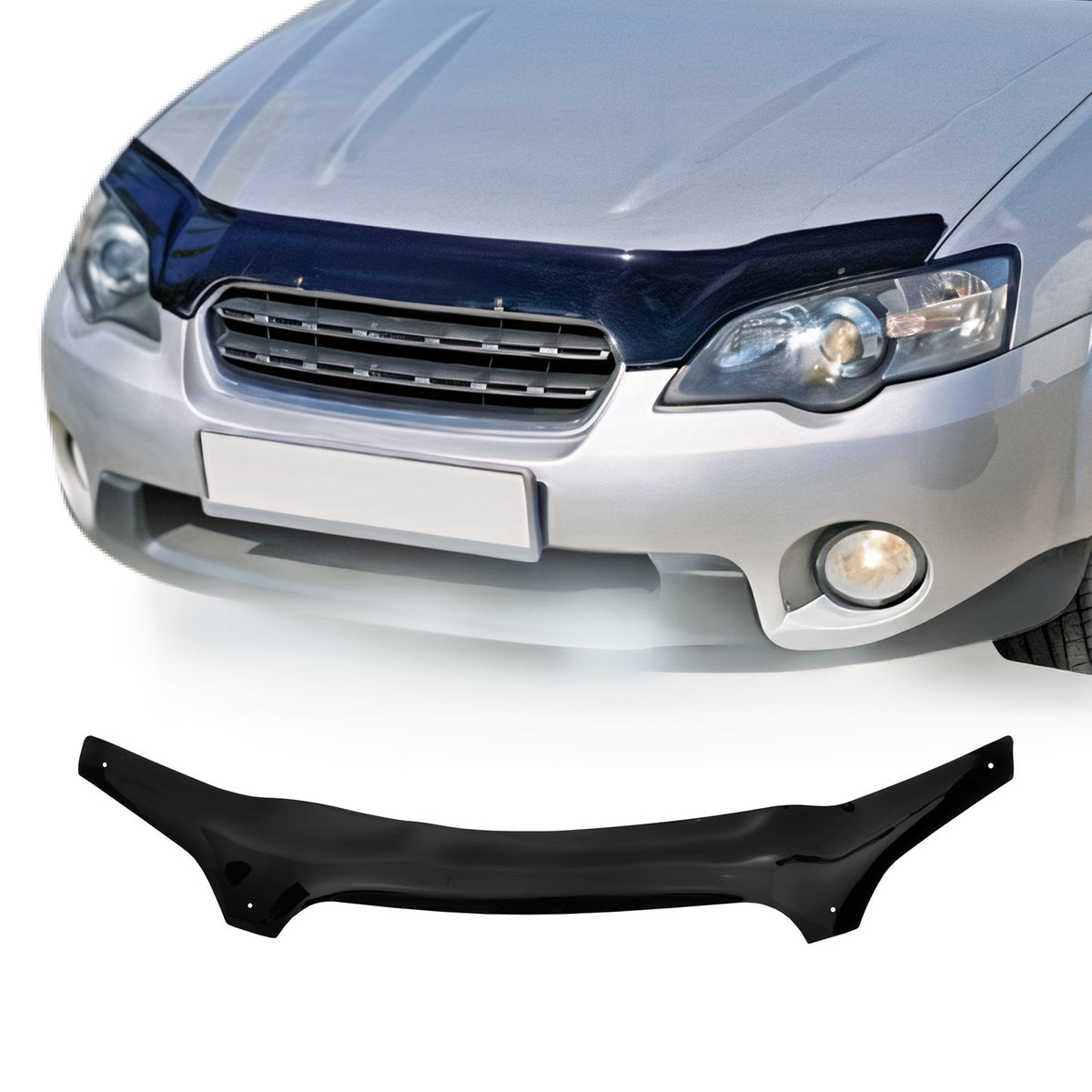 Deflector de Capó para Subaru Legacy IV 2003-2009 Oscuro Brillante Acrílico