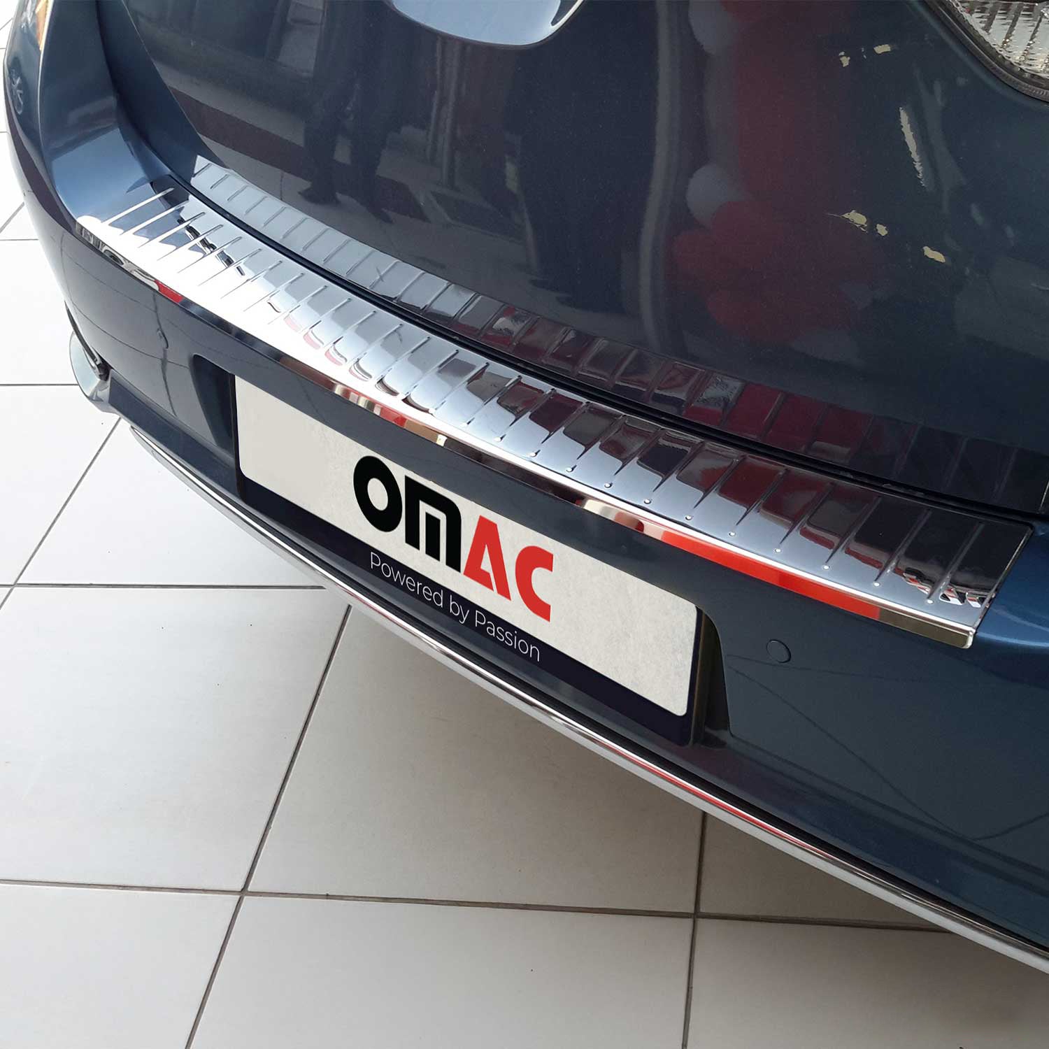Protector Parachoques para Toyota Auris II Hatchback 2015-2018 Plata Acero