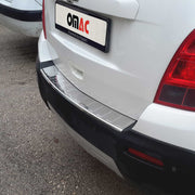 Protector Parachoques para Opel Mokka X 2012-2019 Plata Brillante Acero