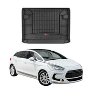 OMAC Premium Bandeja Maletero Alfombrilla para Citroen DS5 2011-2016 Negro TPE
