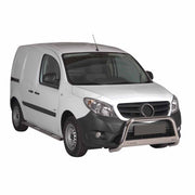 Par de Estribos Barras Laterales para Mercedes Citan 2012-2020 Plata Acero 2x