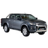 Estribos Barras Laterales para Isuzu D-Max Double Cab 2020-2025 Plata Acero