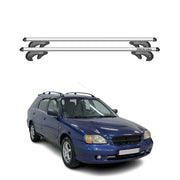 Menabo Barras de Techo Baca para Suzuki Baleno 1995-2002 Gris Aluminio 2Pza