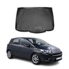 OMAC Bandeja Maletero Alfombrilla para Opel Corsa 2014-2020 Negro Goma TPE 1Pza