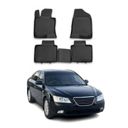 OMAC Alfombrillas De Coche para Hyundai Sonata VI 2010-2015 Negro Goma 4Pza