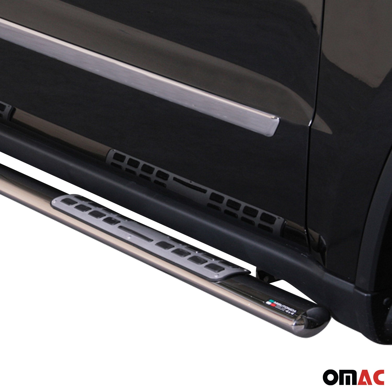 Par de Estribos Barras Laterales para Jeep Grand Cherokee 2010-2013 Plata Acero