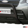 Bull Barra Frontal para Hyundai Santa Fe 2006-2009 Negro Brillante Acero 1Pza