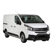 Bull Barra Frontal para Fiat Talento 2016-2021 Negro Brillante Acero