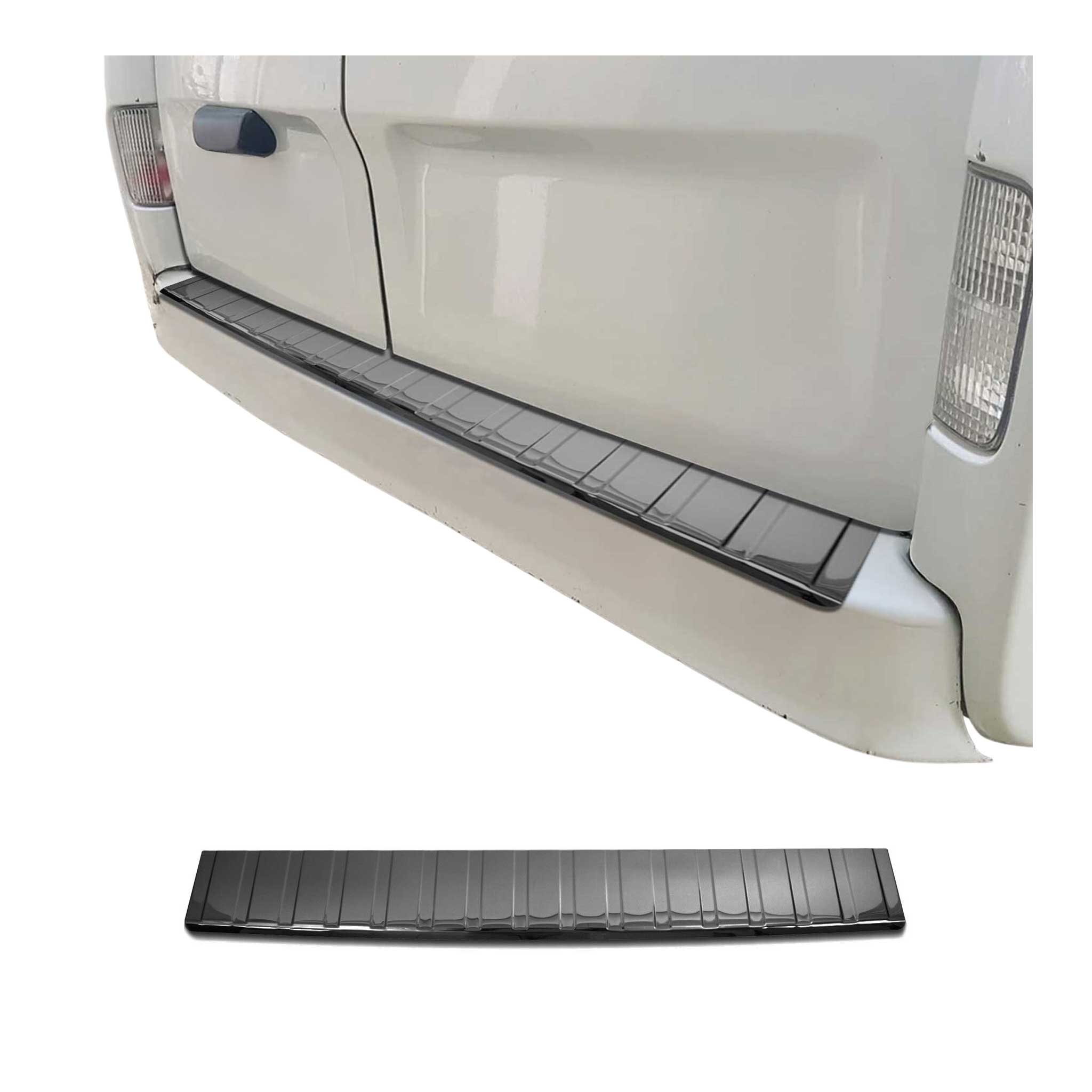 Protector Parachoques para Opel Vivaro B 2014-2019 Oscuro Brillante Acero