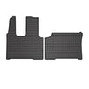 OMAC Alfombrillas De Coche para Mercedes Actros MP4 2012-2020 Negro Goma