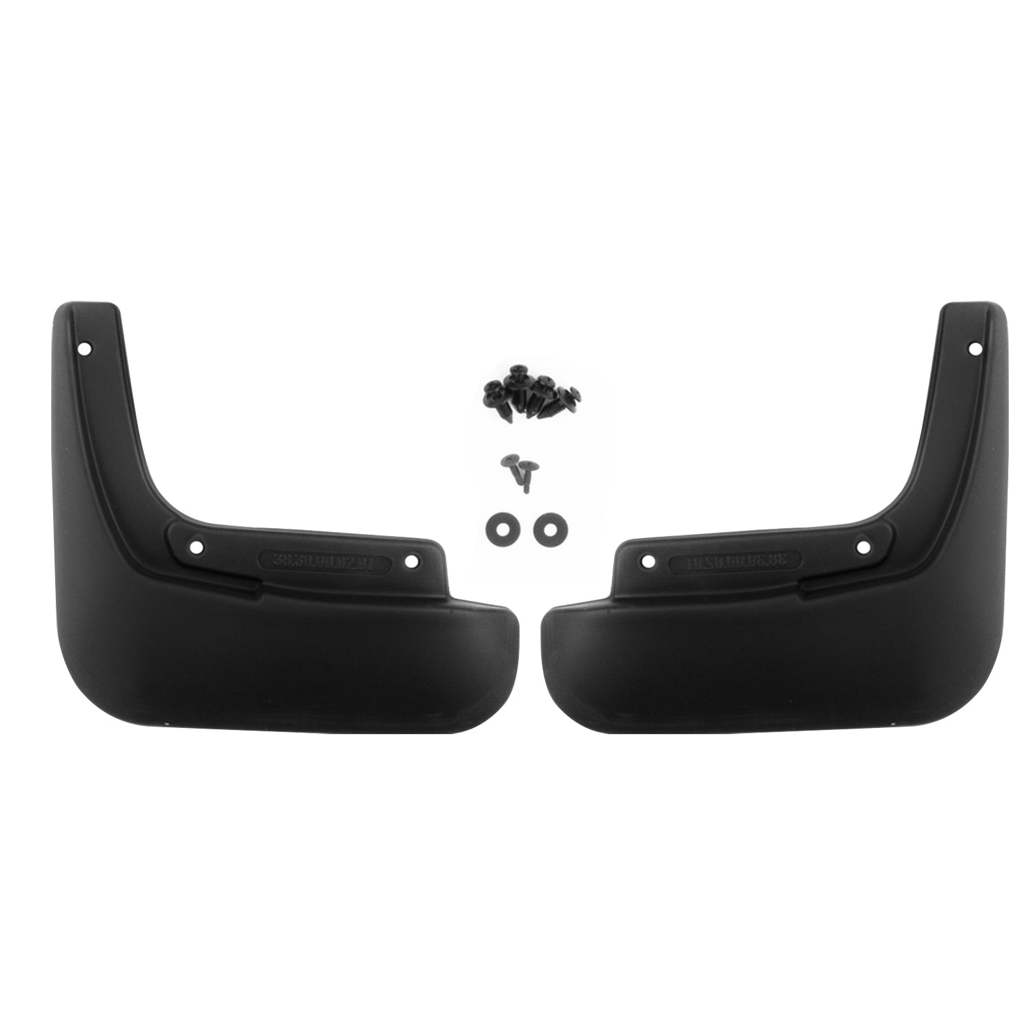 Juego de Guardabarros Trasero para Peugeot Expert 2017-2025 Negro Mate 2Pza