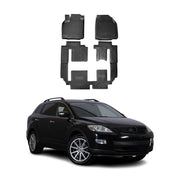 OMAC Alfombrillas De Coche para Mazda CX-9 2006-2017 Negro Goma TPE 6Pza