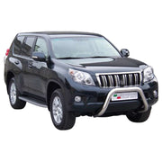 Bull Barra Frontal para Toyota Land Cruiser Prado J150 2009-2013 Plata Acero