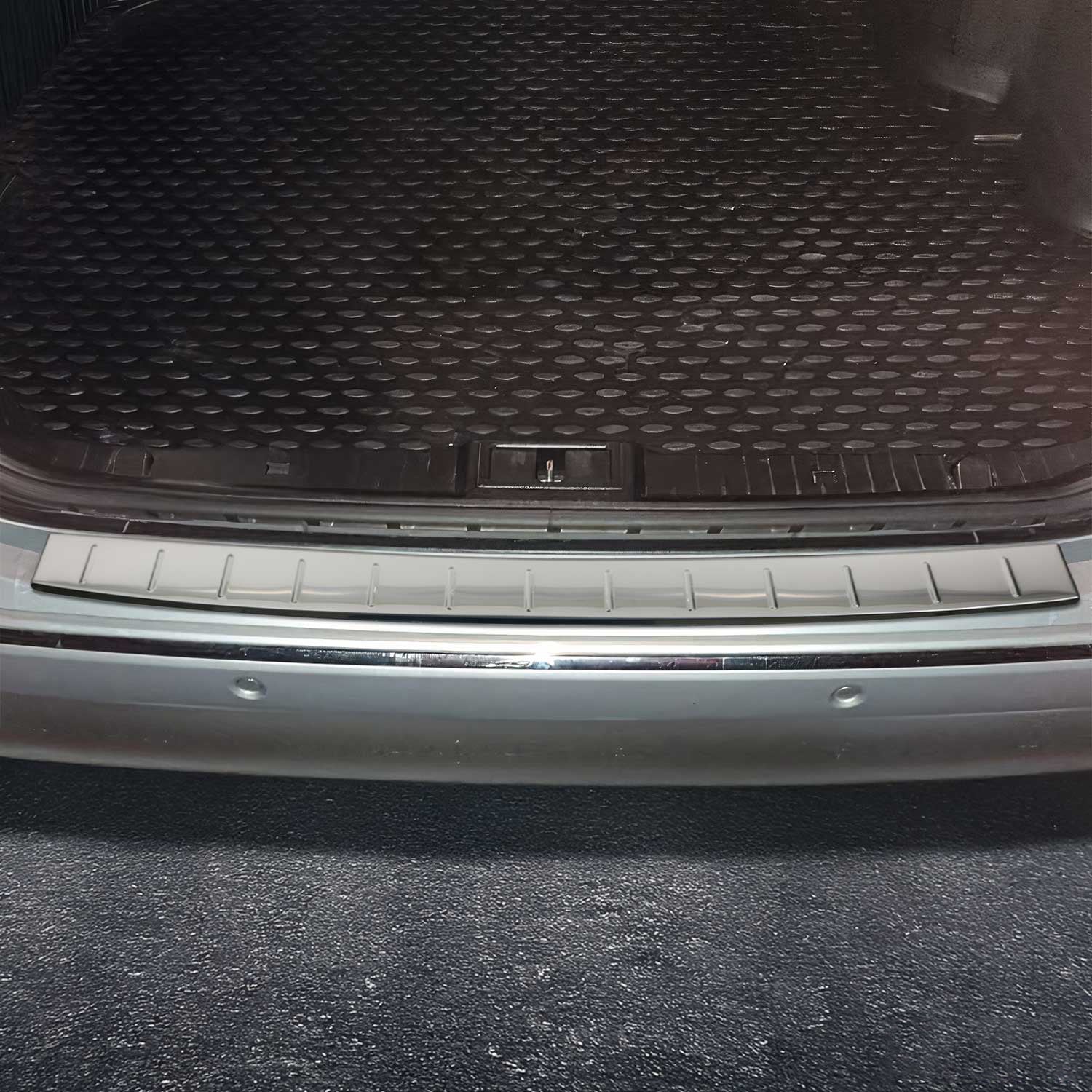 Protector Parachoques para Mercedes E Class W211 Sedán 2003-2008 Plata Acero