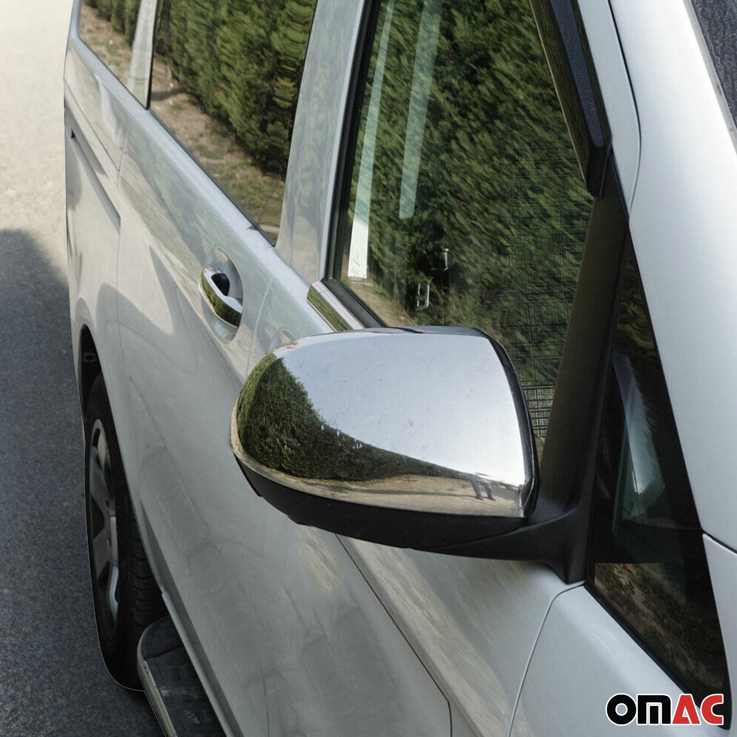 Cubierta de Espejo Retrovisor para Mercedes Vito W447 2014-2026 Plata Cromo