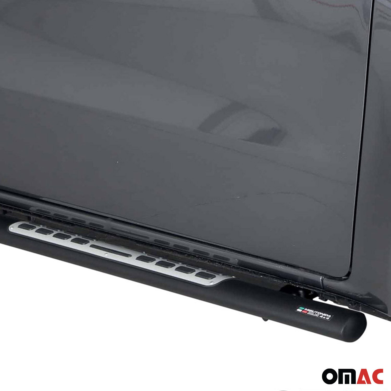 Par de Estribos Barras Laterales para Mercedes X Class 2017-2020 Negro Acero