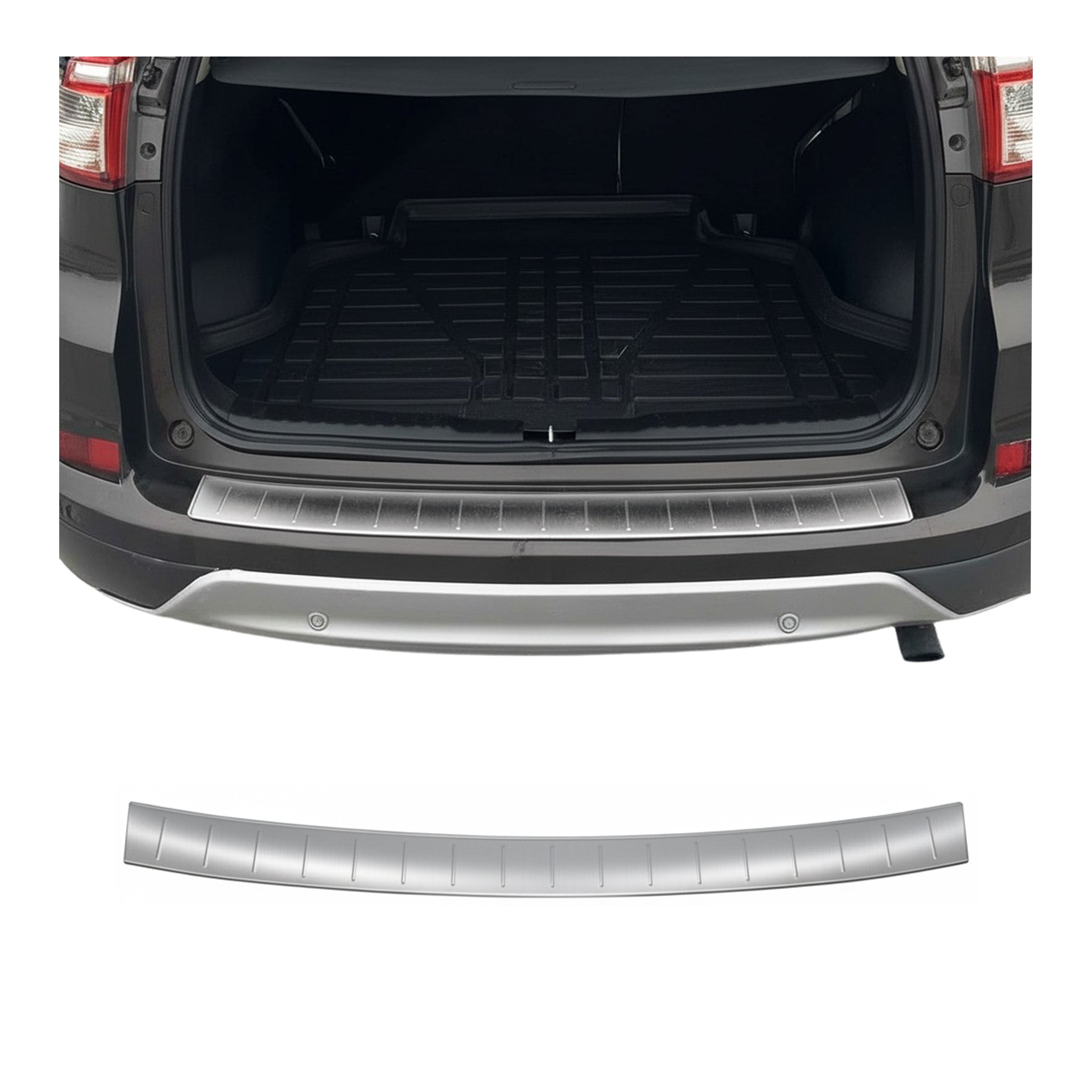 Protector de Parachoques Trasero para Kia Sportage 2023-2026 Acero cepillado