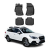 OMAC Premium Alfombrillas De Coche para Subaru Outback V BS 2014-2019 Goma 4x