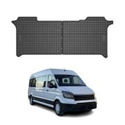 OMAC Alfombrillas De Coche para VW Crafter 2017-2026 Negro Goma 2Pza