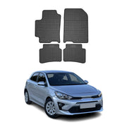 OMAC Alfombrillas De Coche para Kia Rio 2017-2025 Negro Goma 4Pza