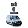 OMAC Alfombrillas De Coche para Renault Master 2010-2024 Negro Goma TPE 4Pza