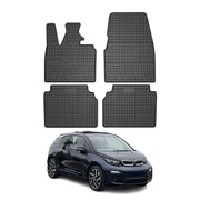 OMAC Alfombrillas De Coche para BMW i3 2013-2023 Negro Goma 4Pza