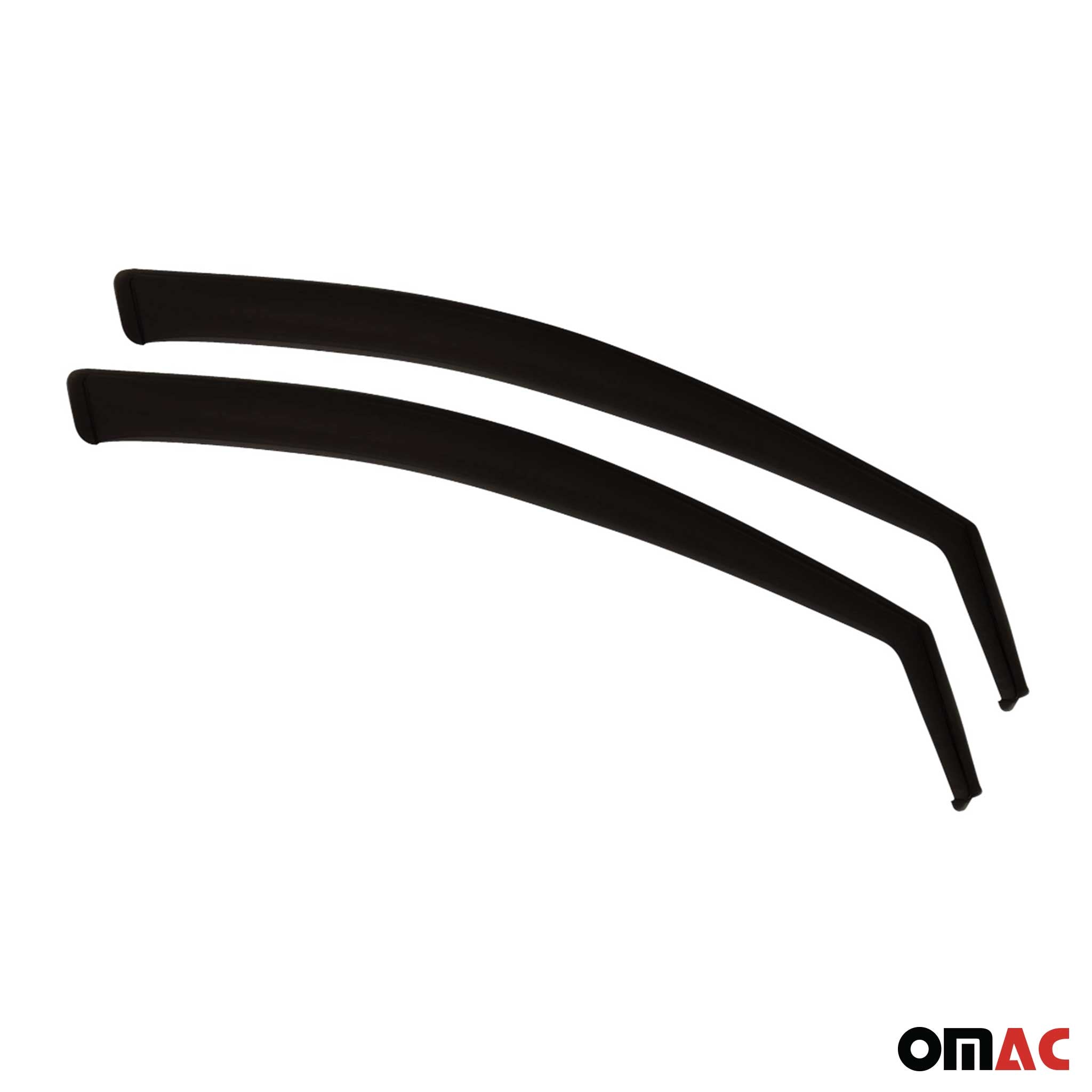 Deflectores de Aire Viento para VW T6 T6.1 Transporter 2015-2024 Oscuro 2x