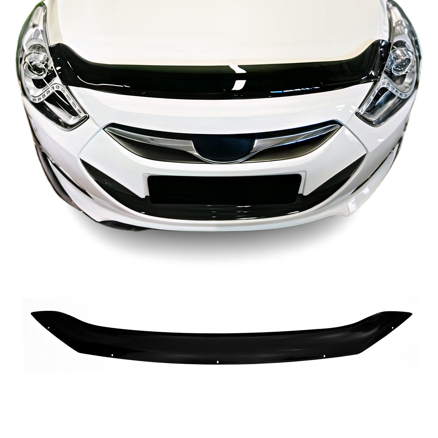 Deflector de Capó para Hyundai i40 2011-2019 Oscuro Brillante Acrílico