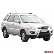 Bull Barra Frontal para Kia Sportage 2008-2010 Plata Brillante Acero 1Pza