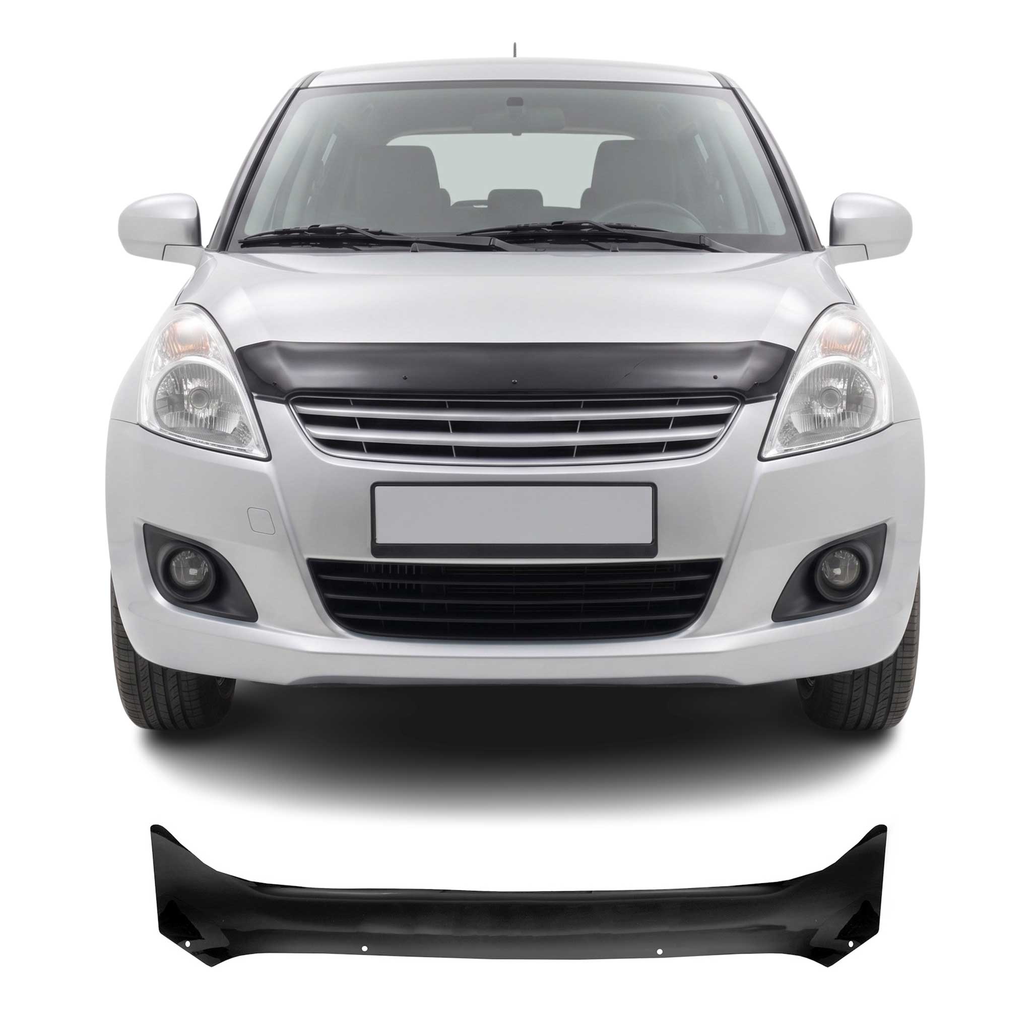 Deflector de Capó para Suzuki Swift 2010-2017 Oscuro Brillante Acrílico