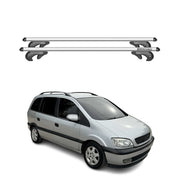 Menabo Barras de Techo Baca para Opel Zafira 1998-2004 Gris Aluminio 2Pza