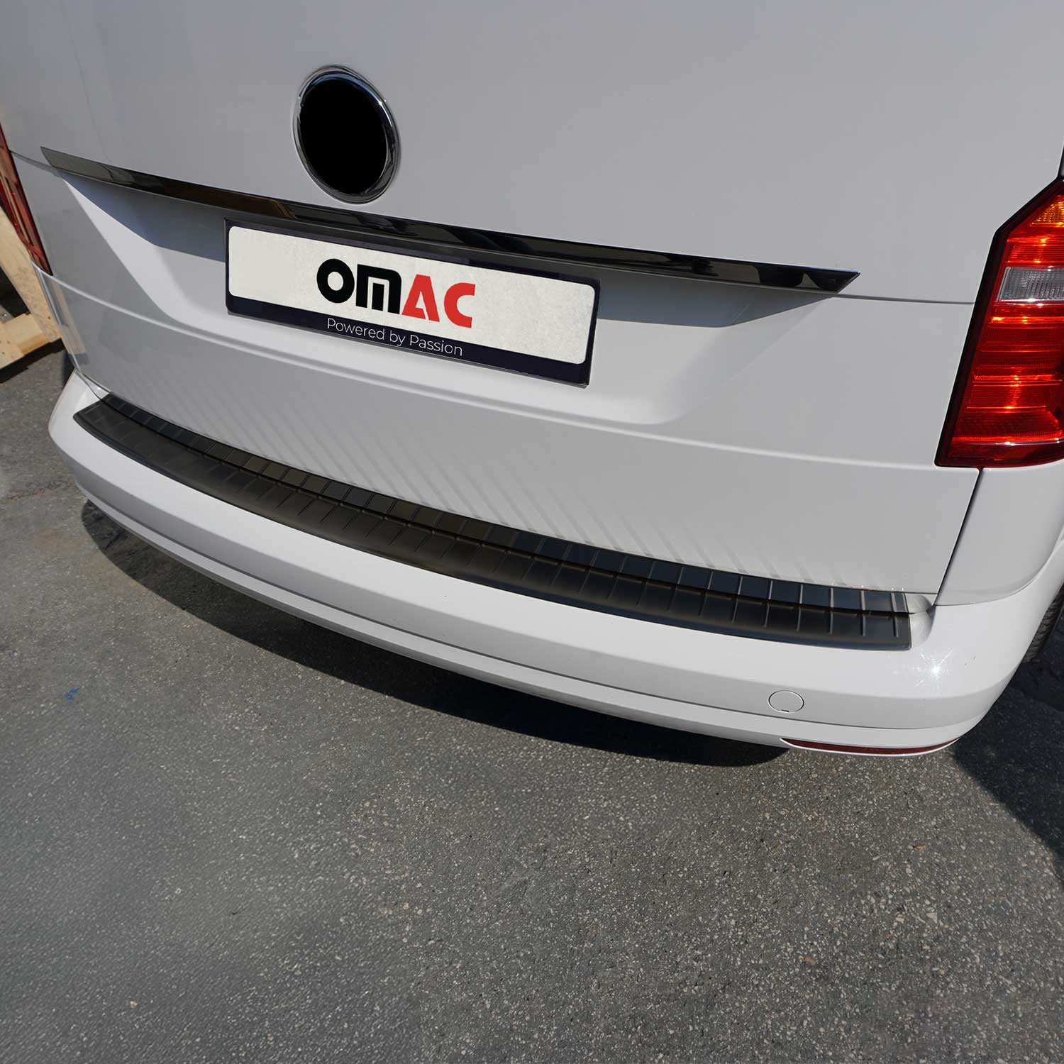 Protector de Parachoques Trasero para VW Caddy 2015-2020 Acero cepillado