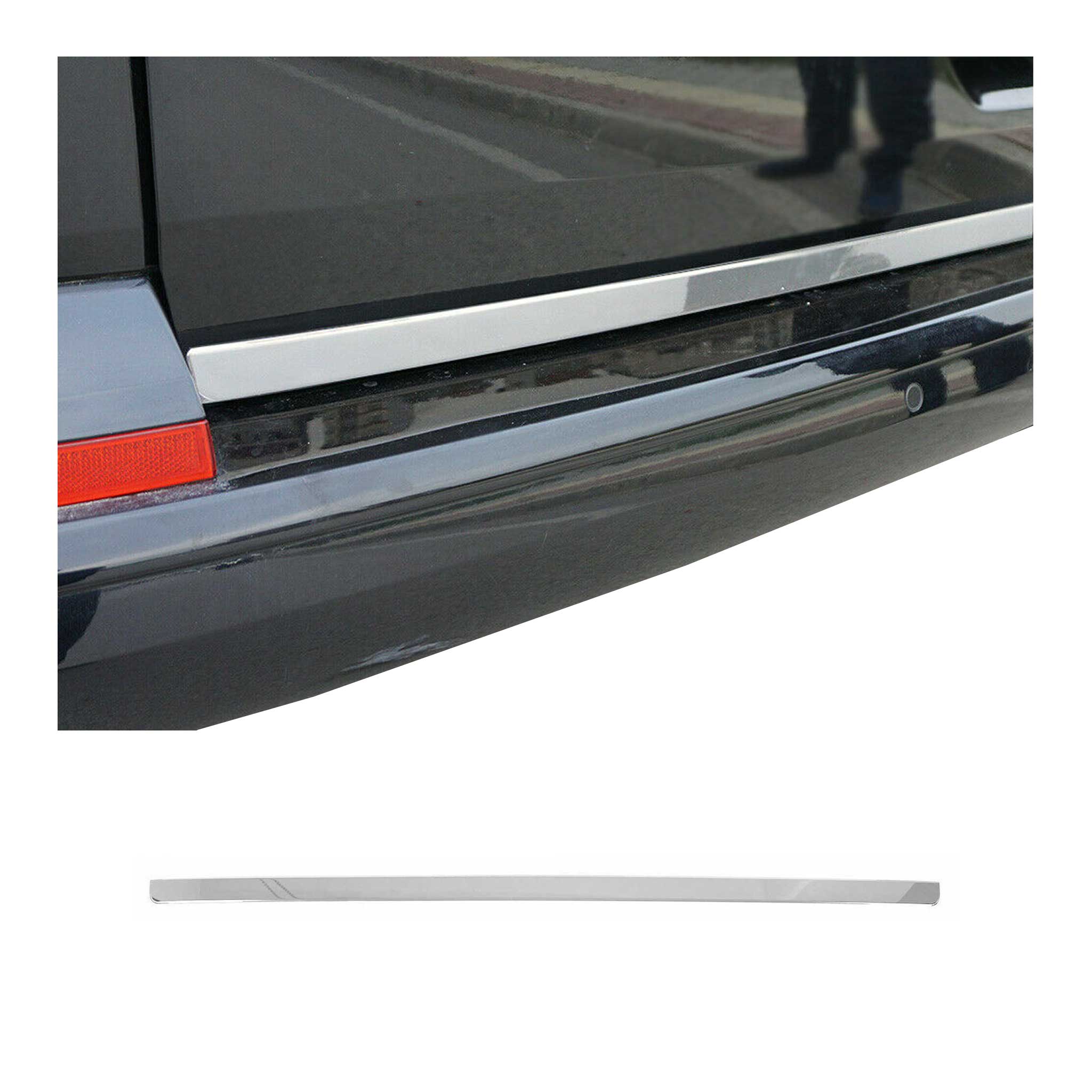 Embellecedor de Portón Trasero para VW T6 T6.1 Transporter 2015-2024 Plata Acero