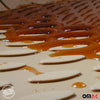 OMAC Alfombrillas Coche para BMW 3er F30 F31/4er F32 F36 2012-2021 Beige Goma 4x
