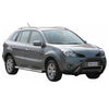 Bull Barra Frontal para Renault Koleos 2008-2011 Negro Brillante Acero 1Pza