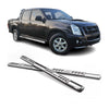 Estribos Barras Laterales para Isuzu D-Max Double Cab 2006-2012 Plata Acero