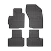 OMAC Alfombrillas De Coche para Mitsubishi ASX 2010-2024 Negro Goma 4Pza