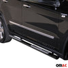 Par de Estribos Barras Laterales para Jeep Grand Cherokee 2010-2013 Negro Acero