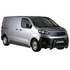 Bull Barra Frontal para Fiat Scudo 2022-2025 Negro Brillante Acero 1Pza