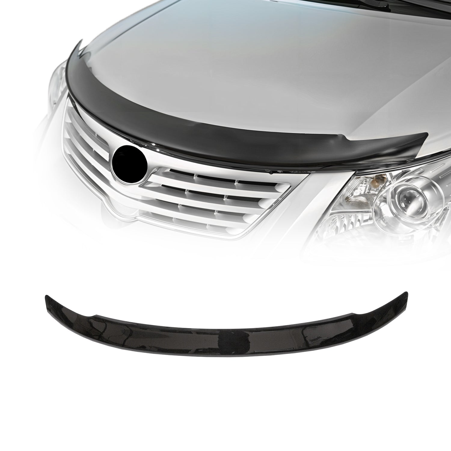 Deflector de Capó para Toyota Avensis 2008-2014 Oscuro Brillante Acrílico