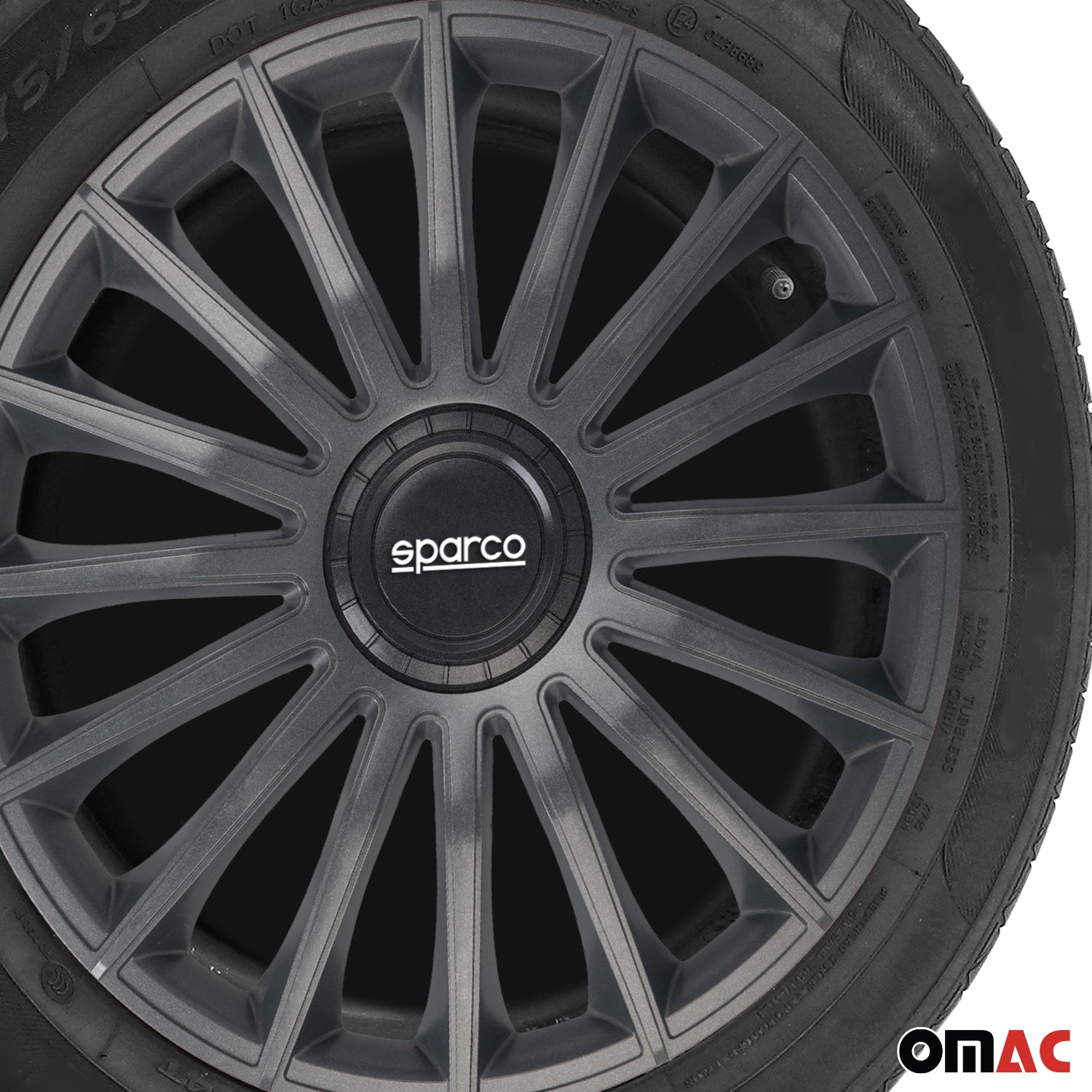 Sparco Tapacubos 16" pulgadas Universal Gris ABS Plástico