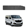 OMAC Alfombrillas Coche para Opel Vivaro 2014-2019 3.línea Negro Goma TPE 2Pza