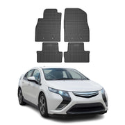 OMAC Alfombrillas De Coche para Opel Ampera 2012-2014 Negro Goma 4Pza