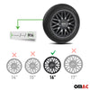 Sparco Roma Tapacubos 16" pulgadas Universal Gris Negro ABS Plástico