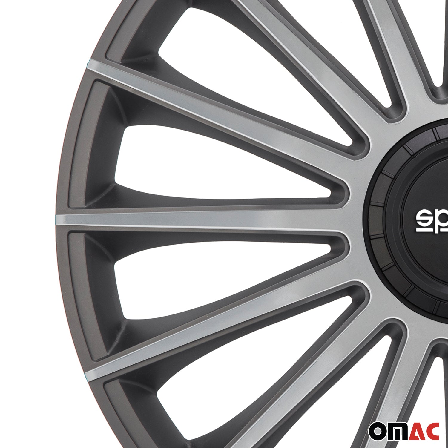 Sparco Treviso Tapacubos 15 Pulgadas Universal Plata ABS Plástico