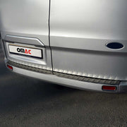 Protector Parachoques para Ford Transit Tourneo Custom 2013-2022 Oscuro Acero