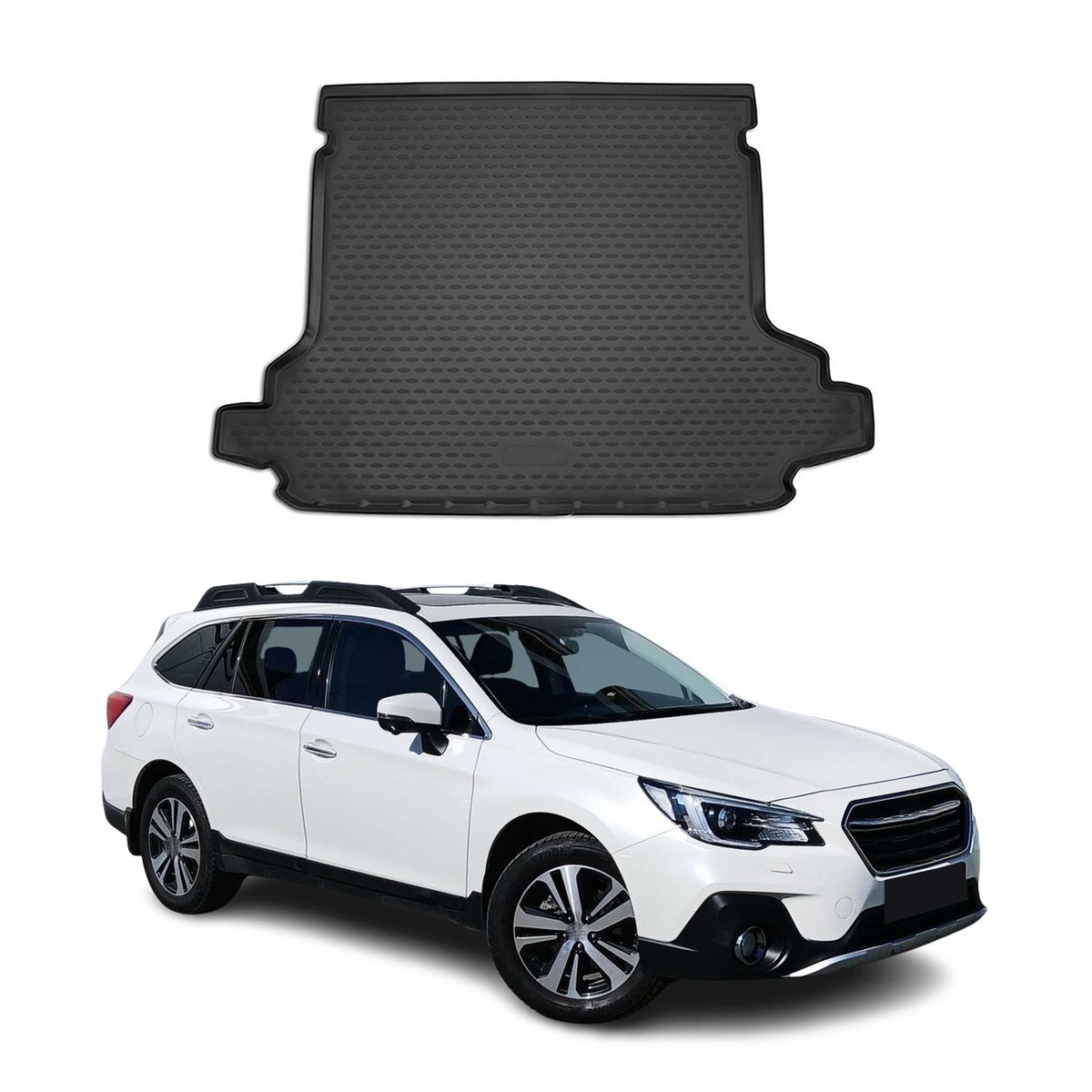 OMAC Bandeja Maletero Alfombrilla para Subaru Outback 2015-2020 Hatchback TPE