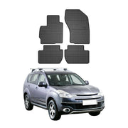 OMAC Alfombrillas De Coche para Citroen C-Crosser 2007-2012 Negro Goma 4Pza